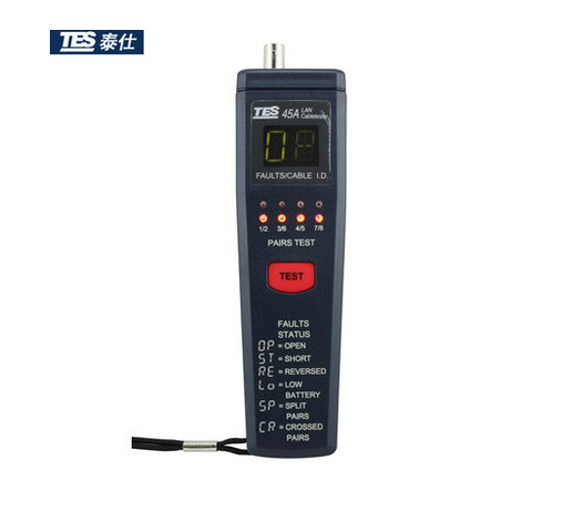 台湾泰仕TES-45A网络缆线测试器