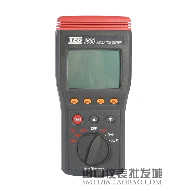 台湾泰仕TES-3660自动换档绝缘测试器