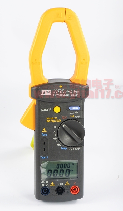 TES-3079K单相/三相多功能电力钳形表