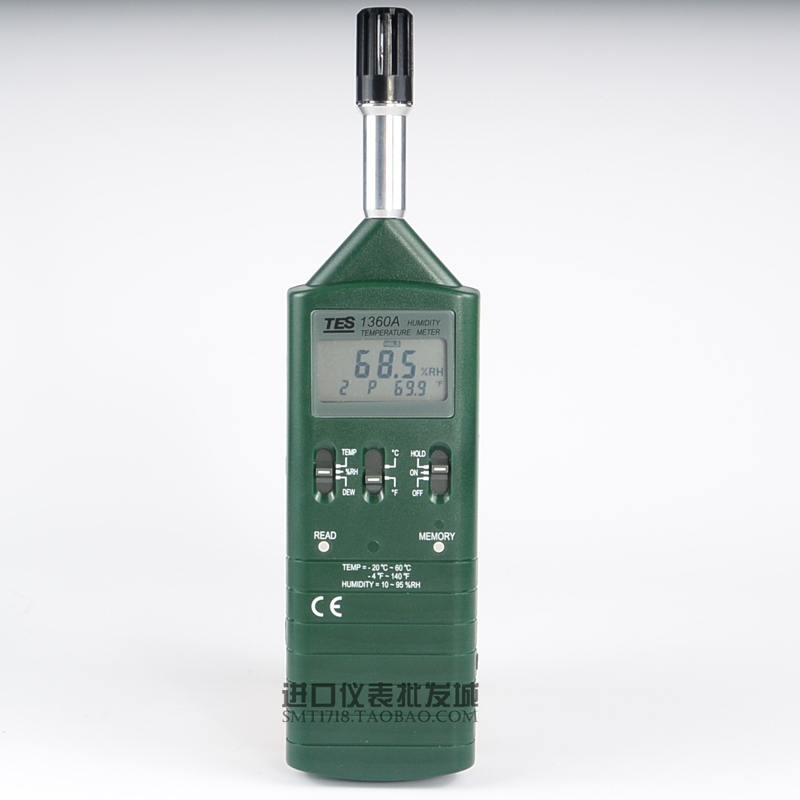 TES-1360A数字式接触式温湿度计