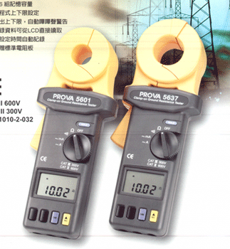 台湾宝华PROVA-5637记录型钳型接地电阻计